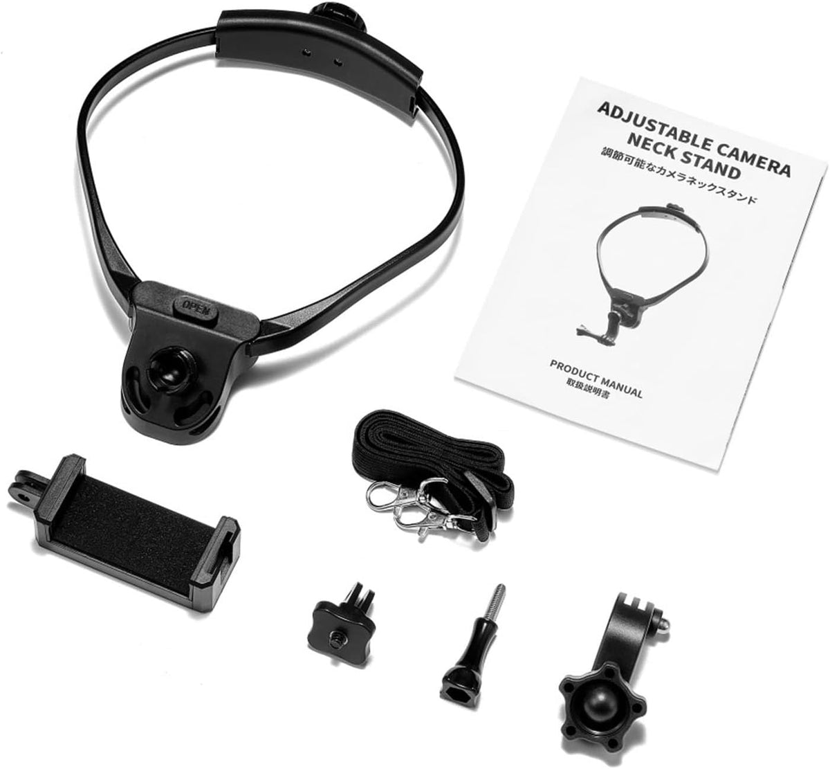 Neck Hanging Sports Camera Mount Lazy Phone Mount Holder for 10 9 Action 2 360 Sports Cameras