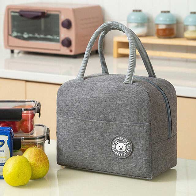 Insulated Thermal Cooler Lunch Bag - Durable, Reusable, and Leak-Proof Lunch Tote for Food & Drink Storage