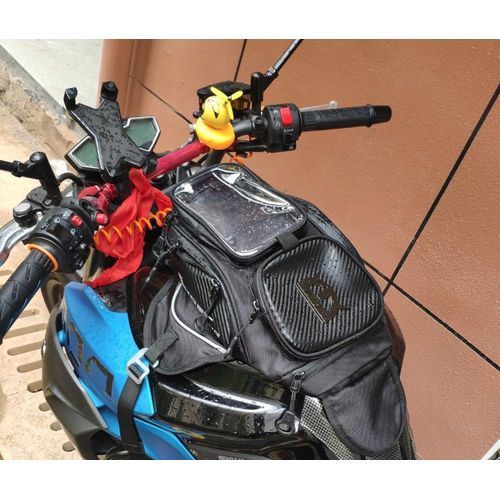 Motorcycle Tank Bag Large Capacity Magnetic Travel Backpack Rider Waist Bag