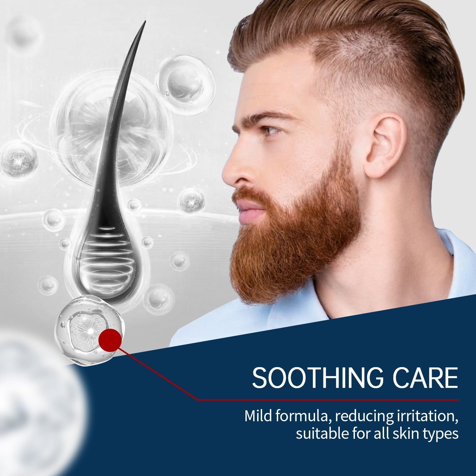 Revitalize Your Beard with Sandalwood Beard Conditioner, Hydrating, Repairing, and Softening ,100g