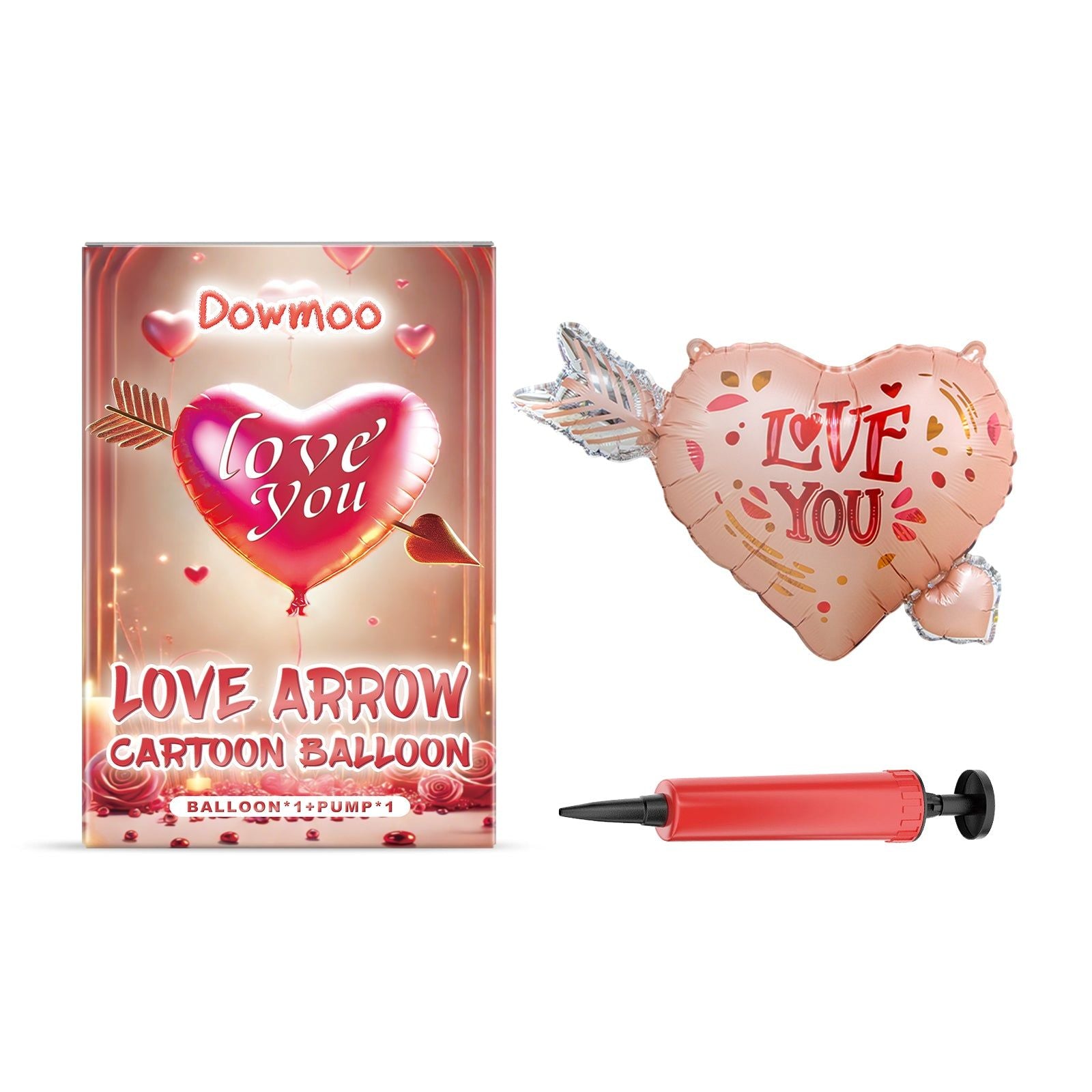 Bright Color Balloon Set for Valentine's Day, Weddings, Birthdays, and Celebrations ,1set