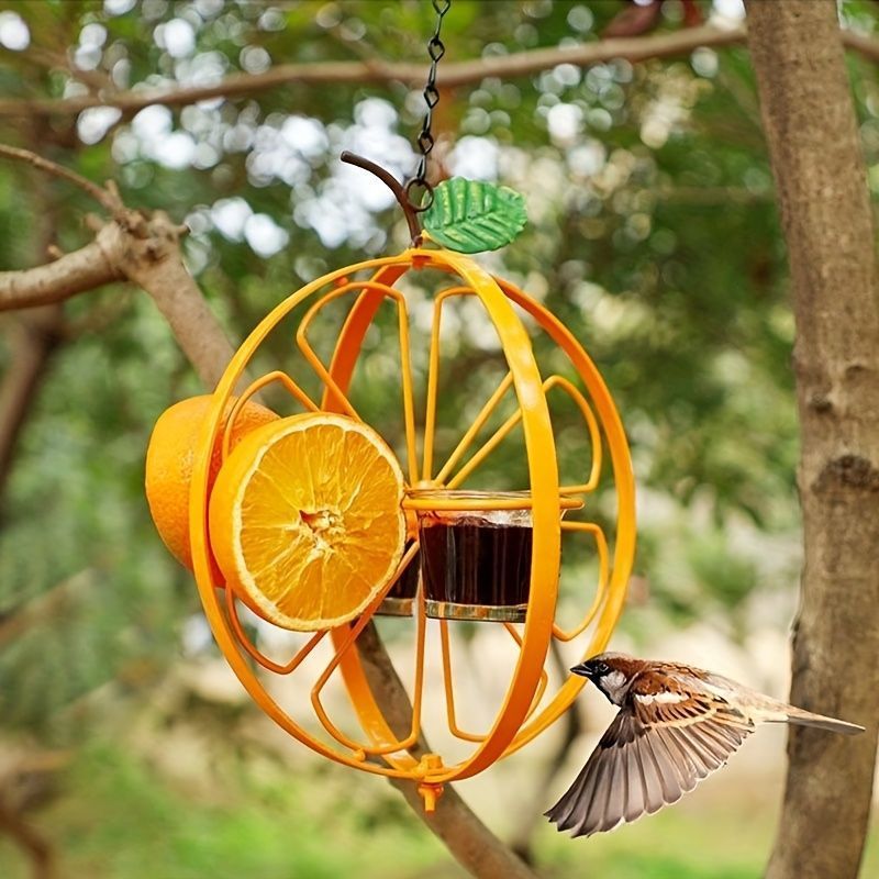 Metal Hummingbird Feeder Outdoor Garden Garden Bird Feeder Water Feeding Bracket