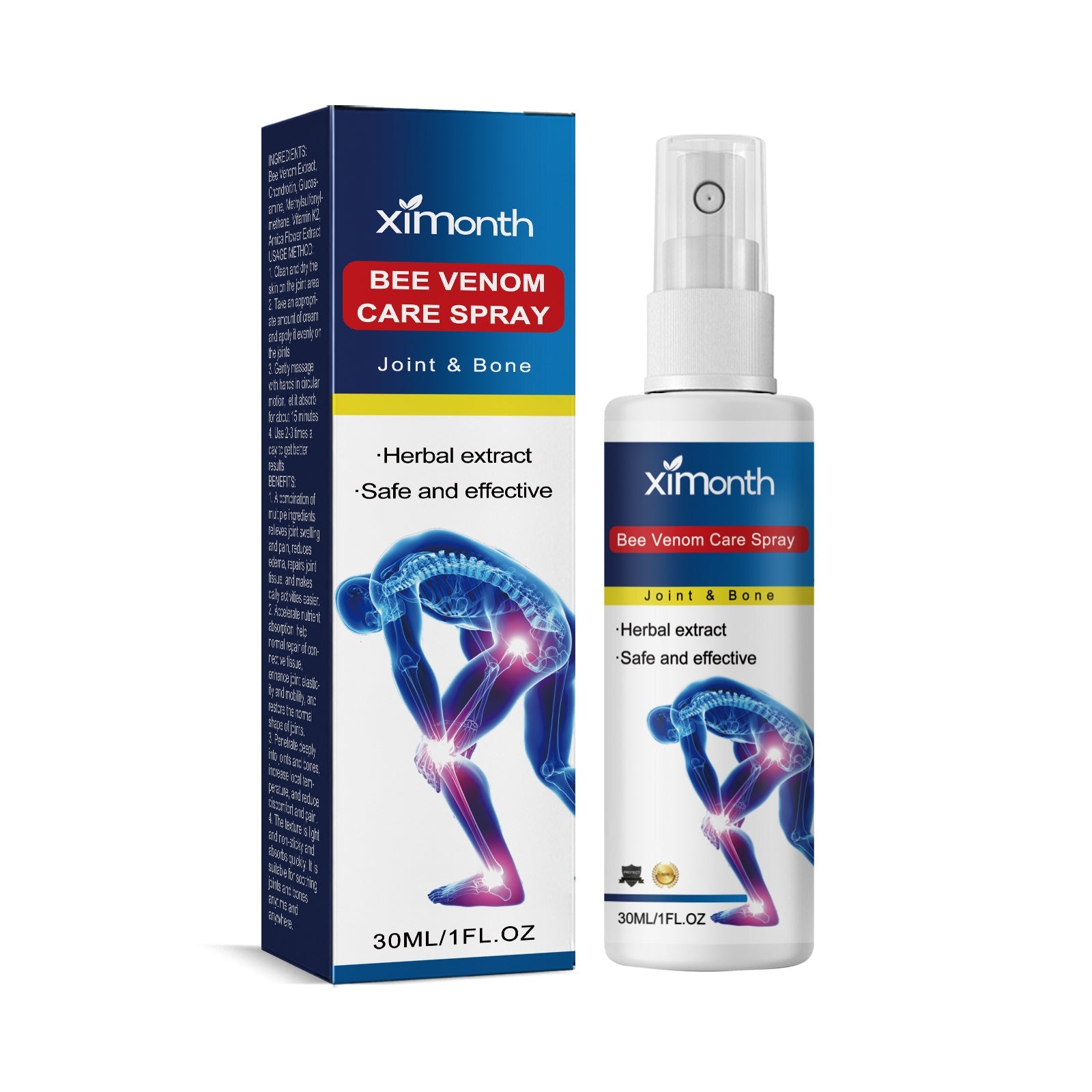 Bee Venom Joint Care Spray, Fast Relief for Pain, Swelling, Inflammation ,30ml