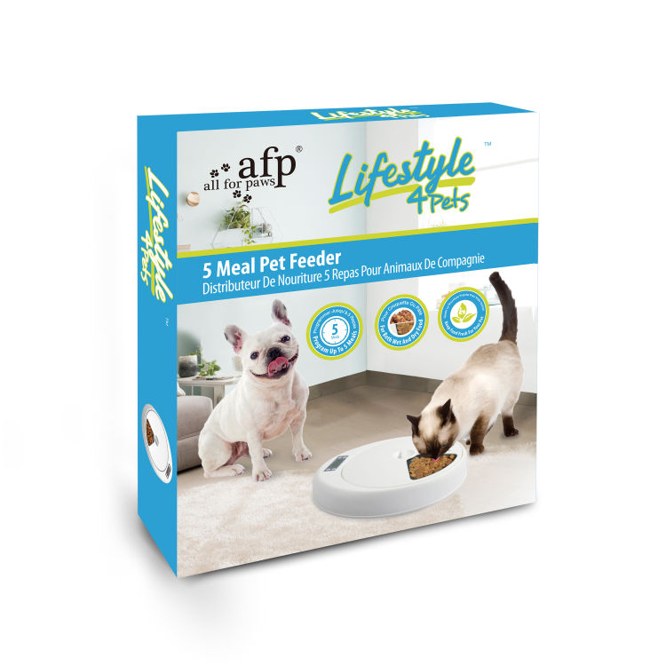 All For Paws 5-Meal Pet Feeder