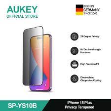 واقي شاشة الخصوصية AUKEY SP-YS10B iPhone 15 plus شفاف