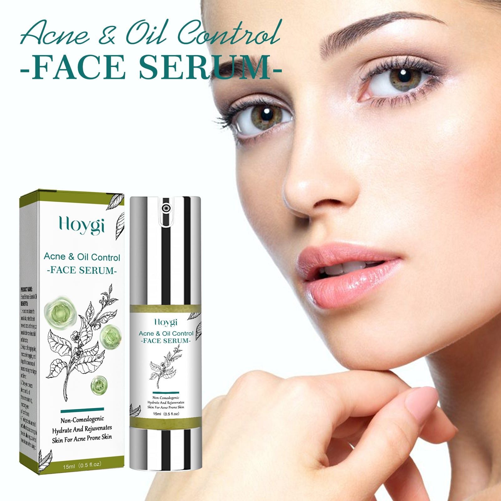 Hydrating Tea Tree Facial Essence, Oil Control, Acne & Wrinkle Repair, Moisturizer ,15ml