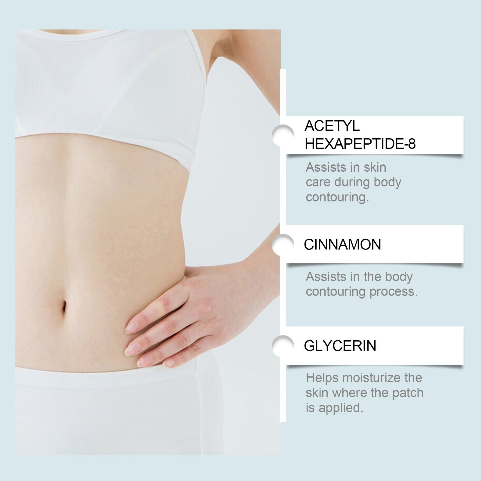 Body Care Patches for Slimming, Skin Protection, Easy Daily Use ,4pcs