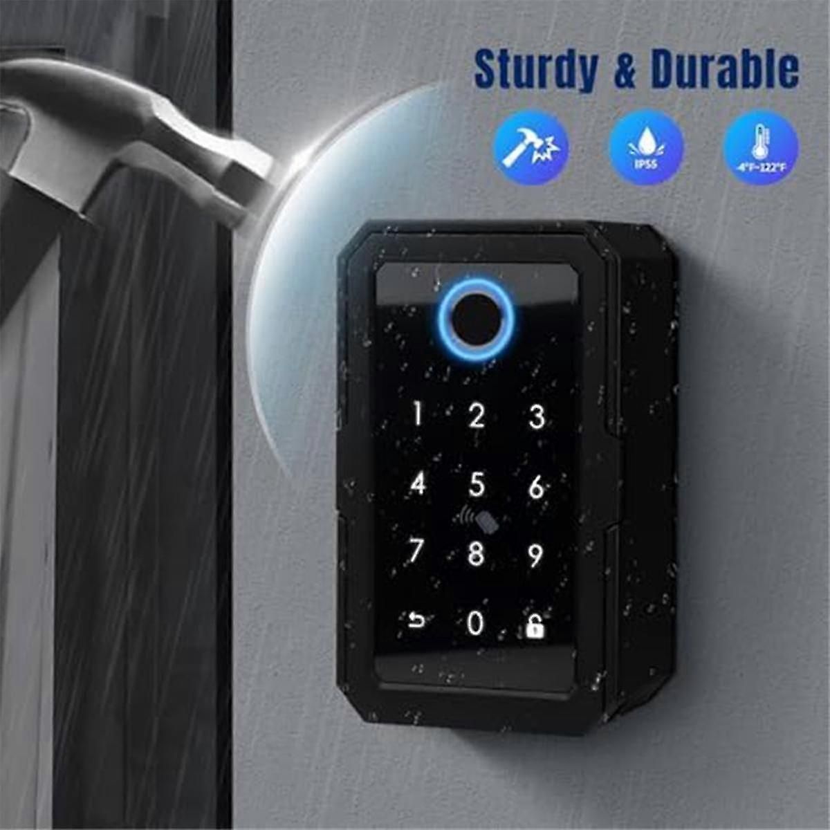 Smartkey Lock Box, Home Key Wireless Smartlock Box, Electronic Key Box App Digital Code Bluetooth Key Safe For Host zxin