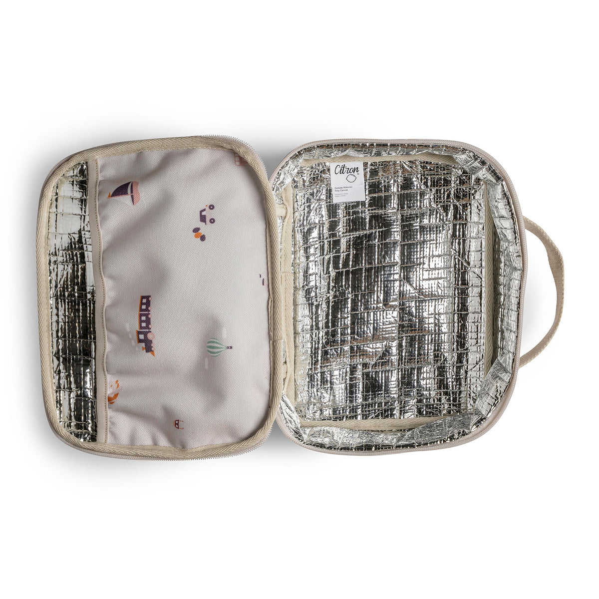 Citron-Insulated Square Lunchbag-Vehicles