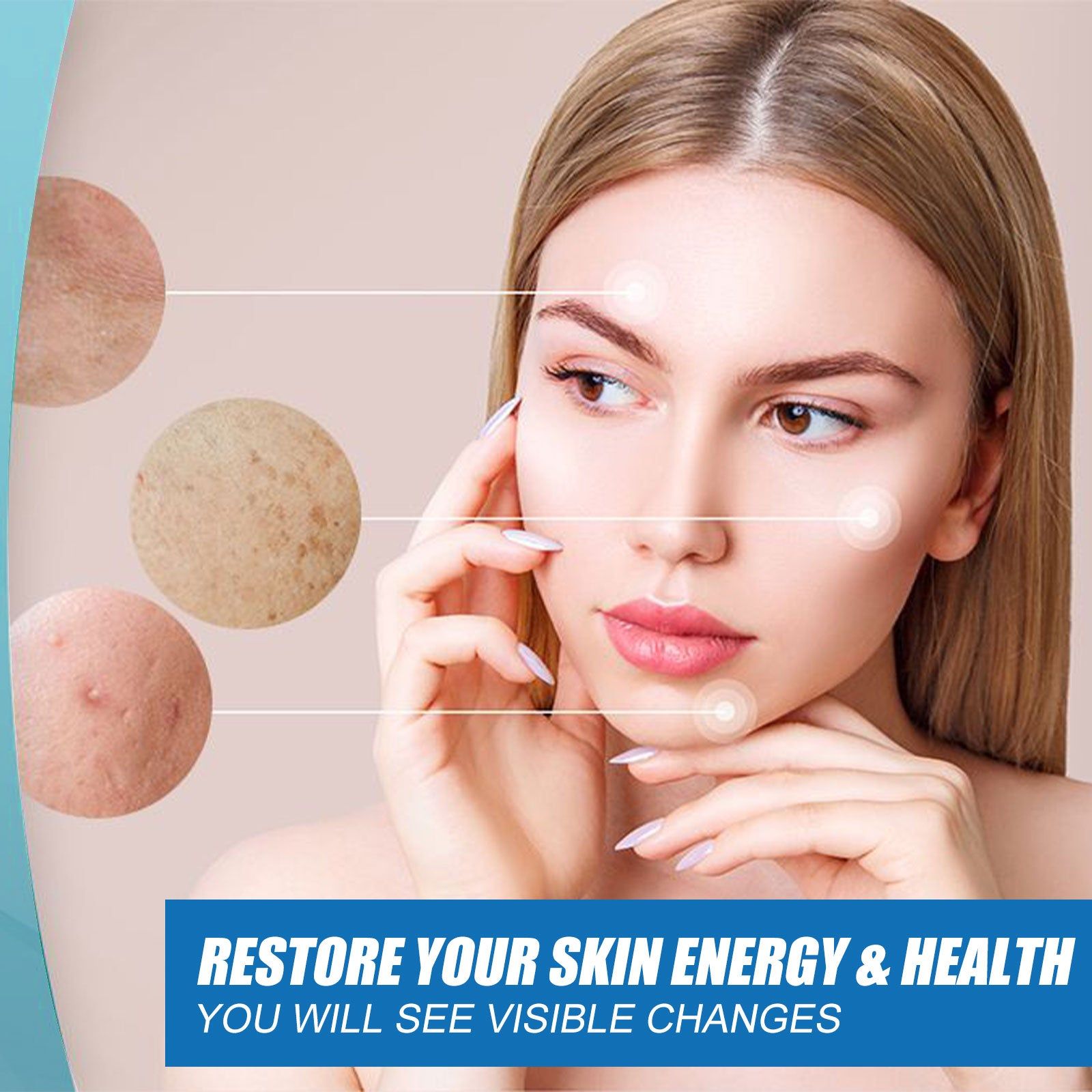 Hydrating Hyaluronic Acid Cream, Brightening, Replenishing, Anti-Aging, Skin Glow ,30g