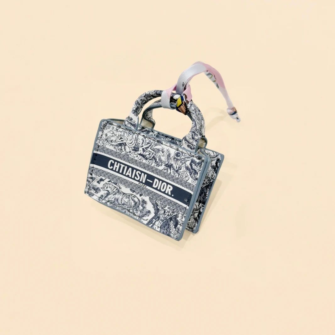 Dior Tote Bag Inspired Charm