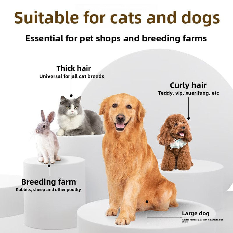 Pet Hair Trimmer with Suction