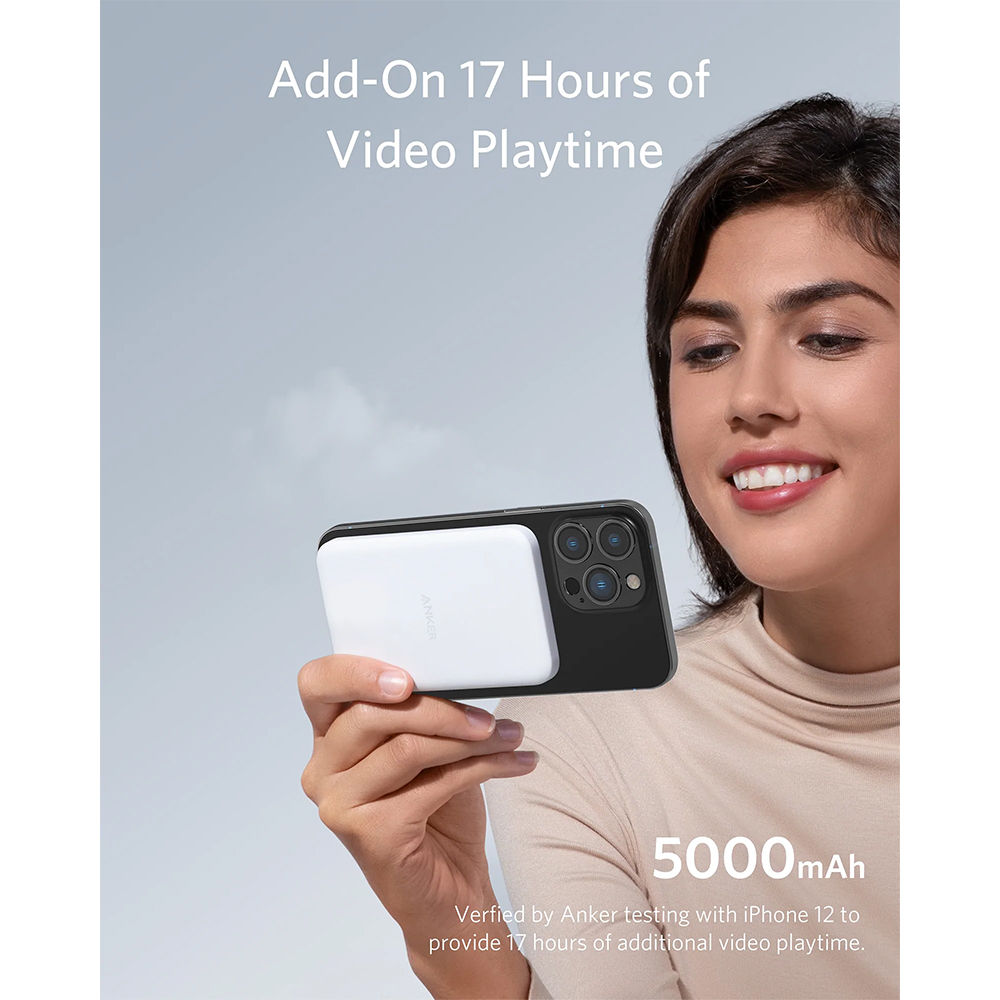 Anker 633 Magnetic Wireless Charger MagGo, White