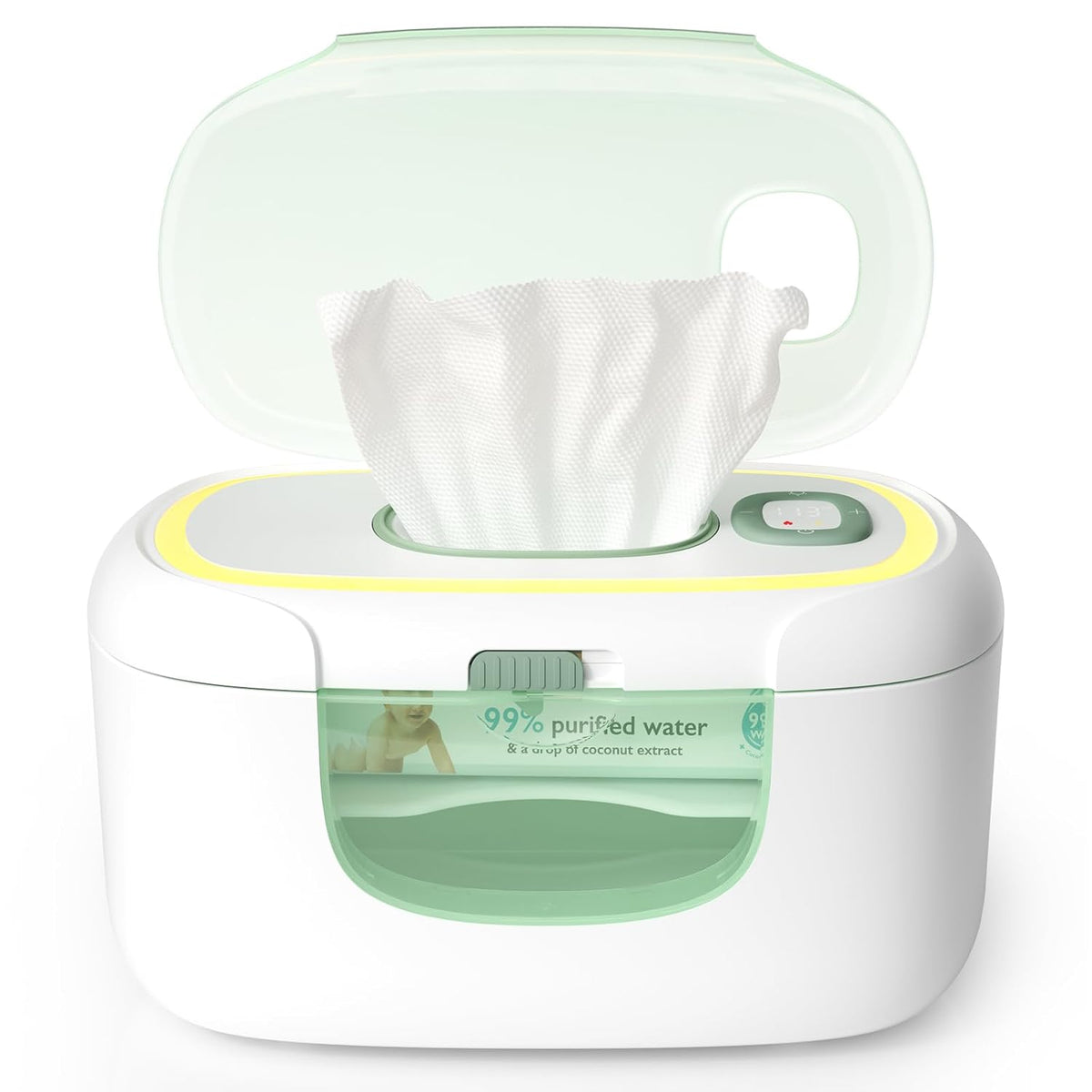 Momcozy Baby Wipe Warmer with Night Light & Digital Display