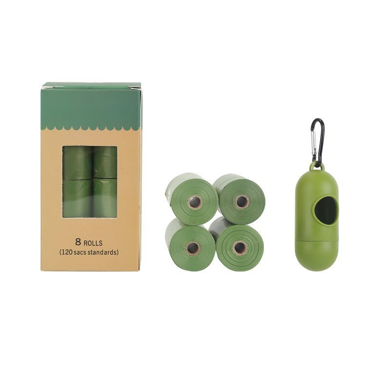 Degradable Dog Poop Bags And Dispenser Garbage Biodegradable Dog Waste Bags Pet Wast Organizer