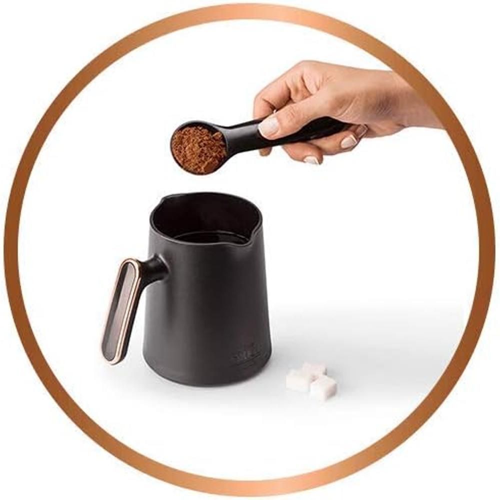 Arzum Okka Arzum OK004 Okka Minio Turkish Coffee Machine, 4 Cups Capacity, Anti-Overflow, Copper Color