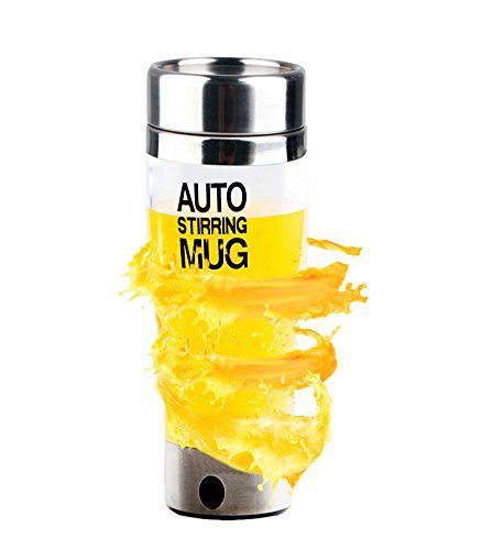 Self Stirring Cup Automatic Unplugged Anti Fall Mixing Coffee Mug with Lid