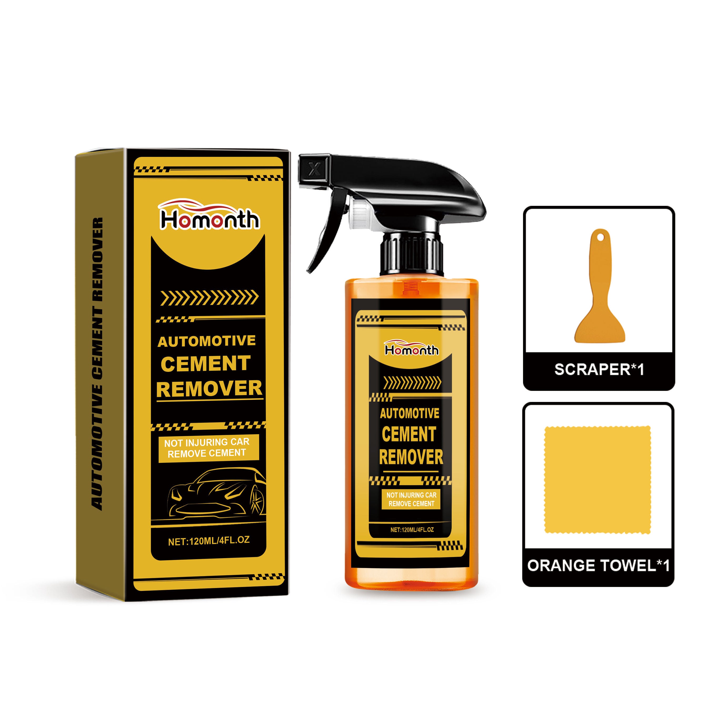 Car Cleaning Stain Remover, Fast Dirt & Oil Stain Removal, Surface Protector ,1set