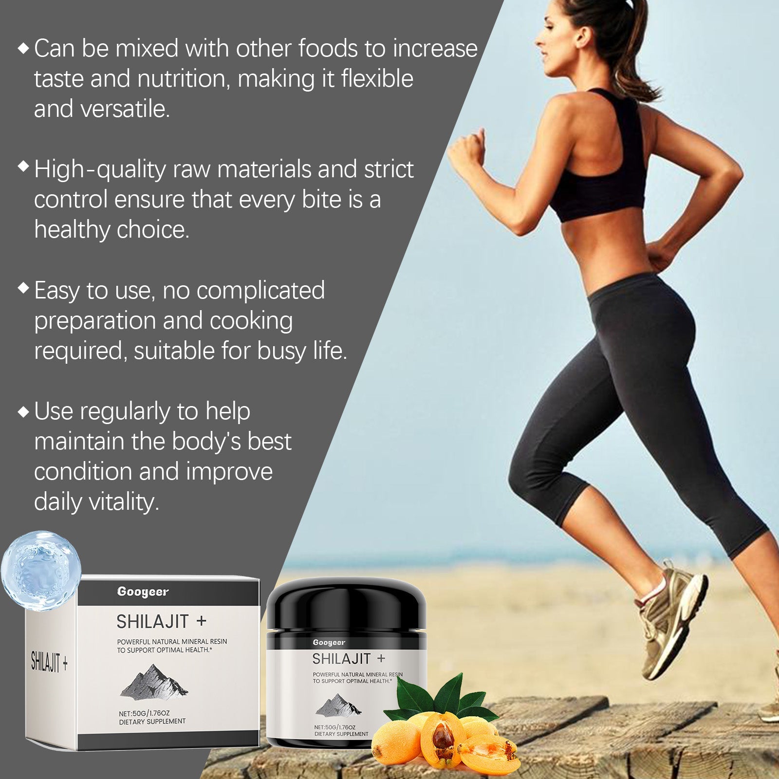Body Care Supplement, Natural Health Boost, Supports Respiratory & Vitality ,50g