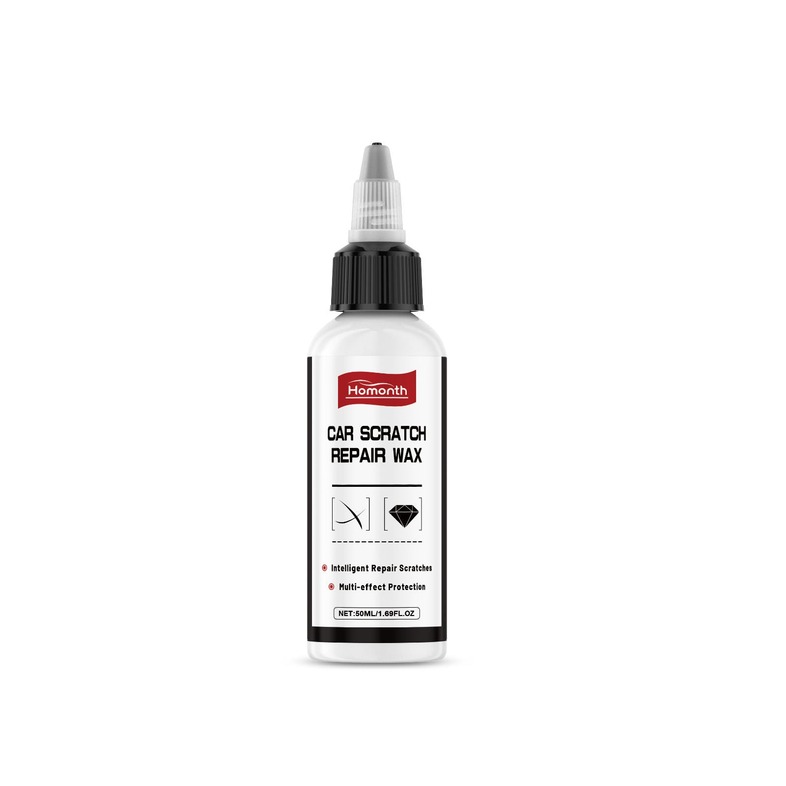 Car Scratch Repair Wax, 50ml, Fast Paint Touch Up, Stain Remover, Car Polishing Solution ,50ml/bottle