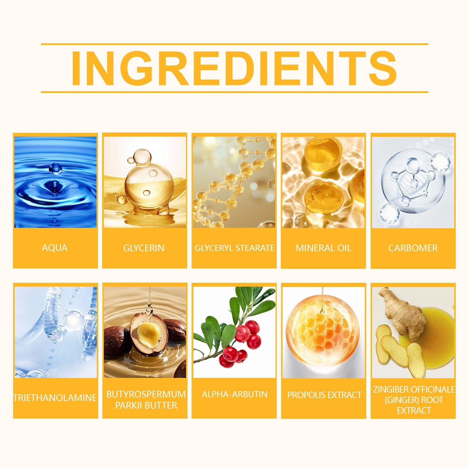 Body Care Cream, Shea Butter Ginger Root, Long-Lasting Freshness, Anti-Sweat, Sensitive Skin ,100g