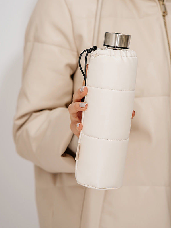Puffy Cream Glass Bottle - 750ml