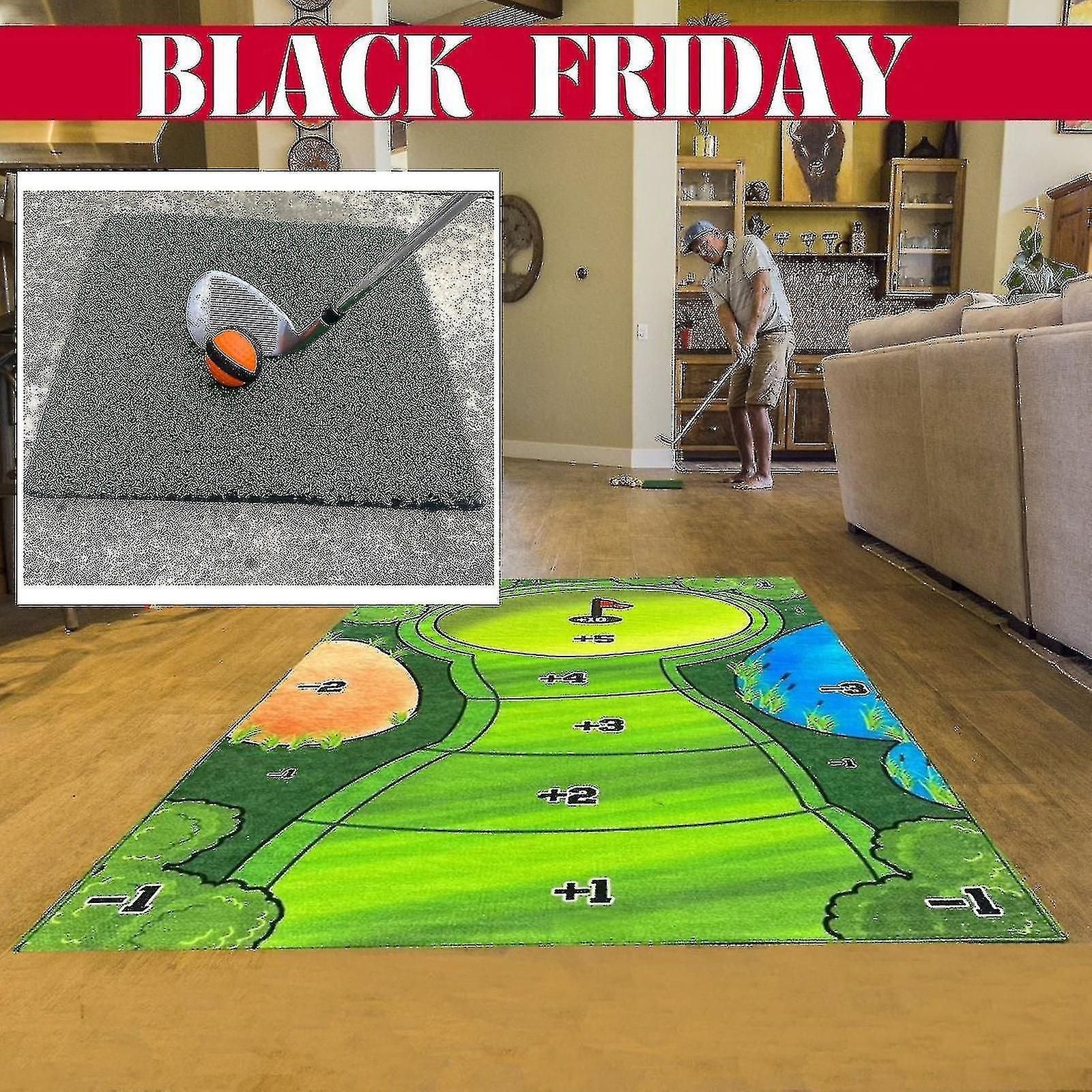 Indoor Casual Golf Game Set Casual Golf Game Set Party Golf Hitting Mats 2024 New Good - J