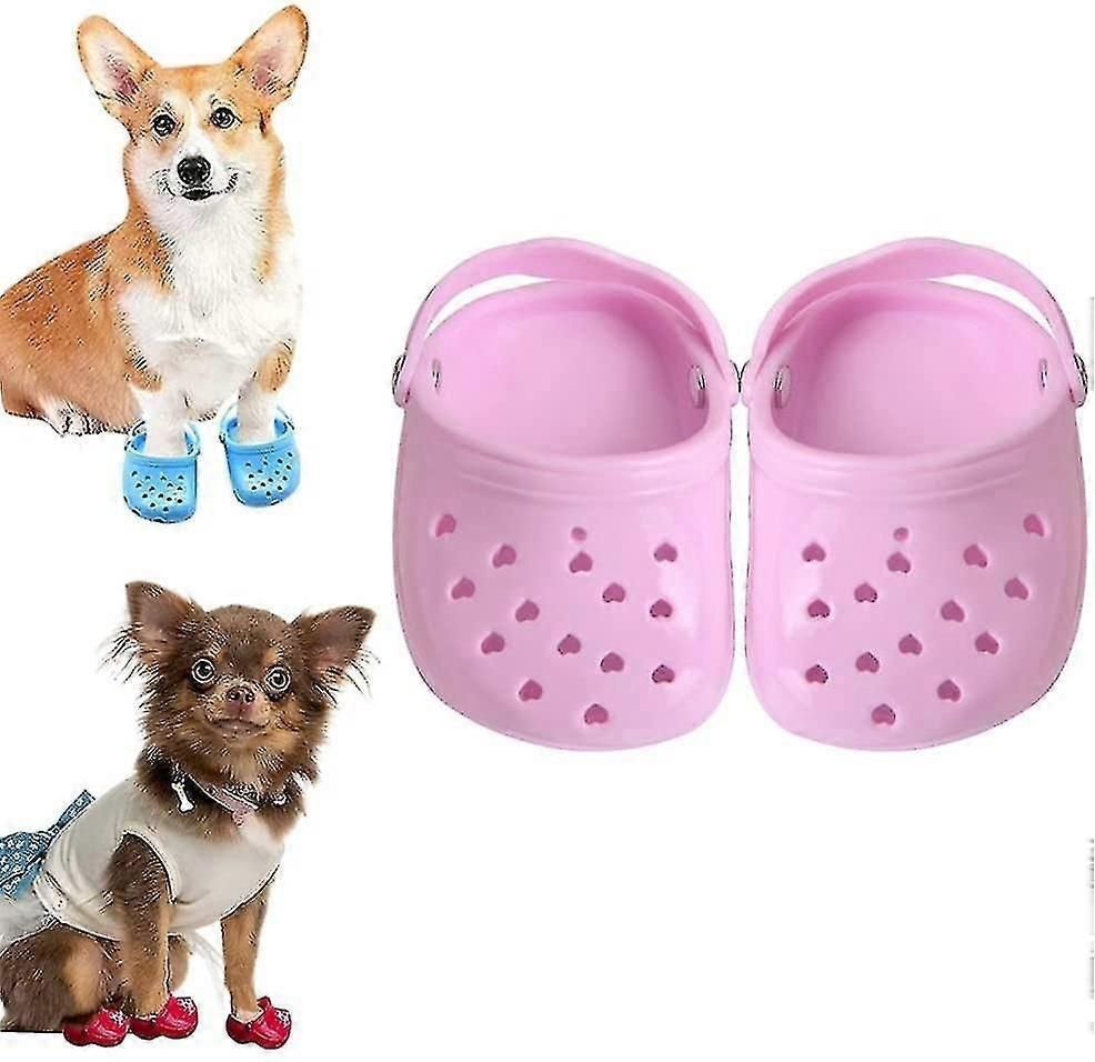Pet Shoes Dog Summer Slippers Breathable Mesh Candy