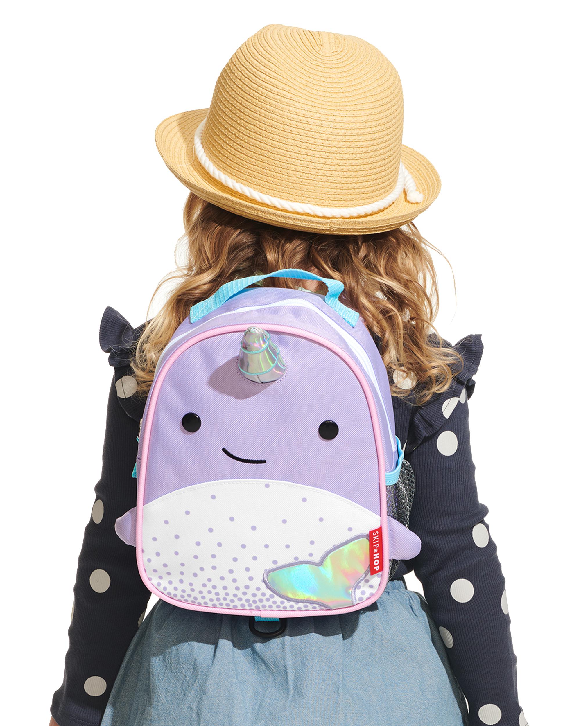 Skip Hop Zoo Mini Backpack with Safety Harness -Narwhal