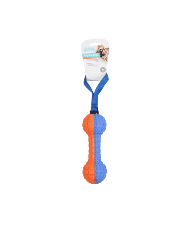 Paw Pals Squeaky Foam Dummbell with Handle