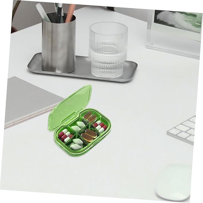 Medicine Storage Box Multi Compartment Organizer for Pills Vitamins