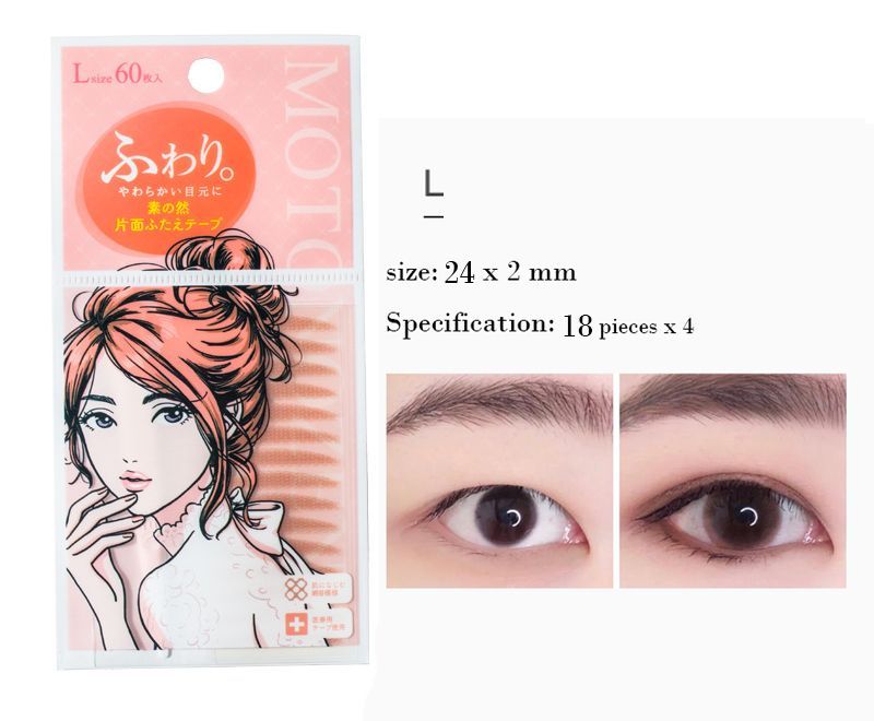Double Eyelid Tape With Tool Invisible Natural Double Eyelid Tape Enlarge Eyes