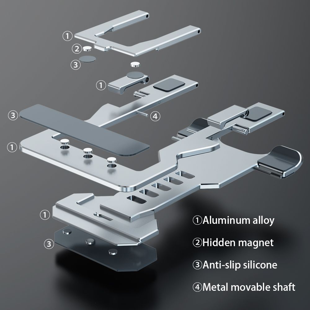 Foldable Mobile Phone Holder Ultra-thin Cradle Cell Phone Stand Phone Bracket Desk Stand