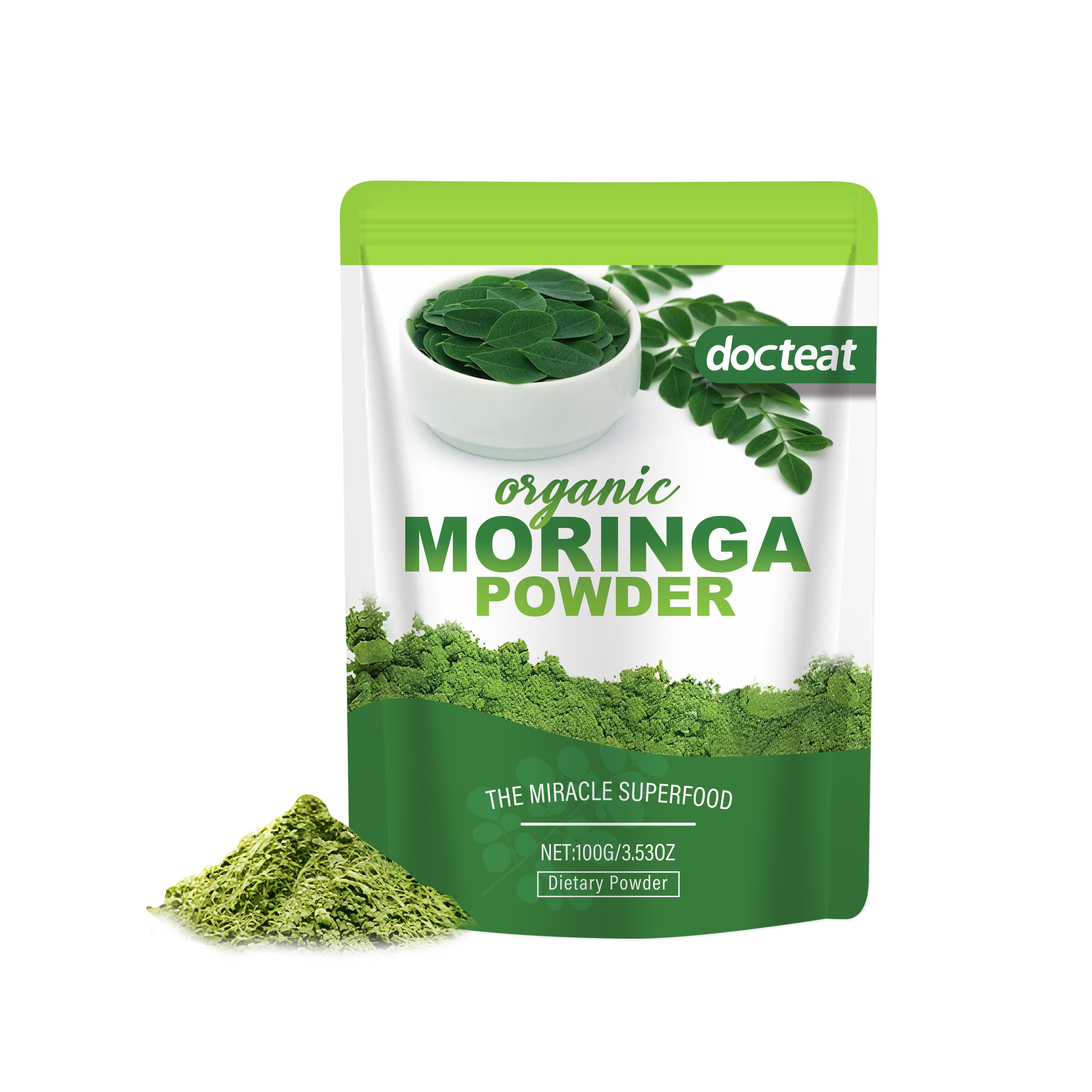 Boost Your Body Care with Moringa & Matcha Powder, Natural Vitality Supplement ,100g