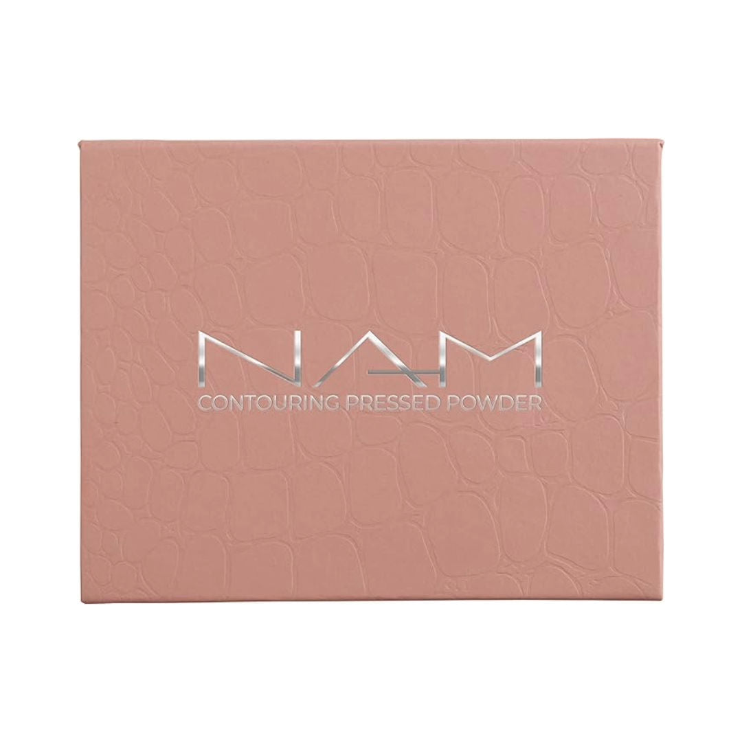 NAM Contouring Pressed Powder No1Swan, Matte Sculpting & Brightening Compact