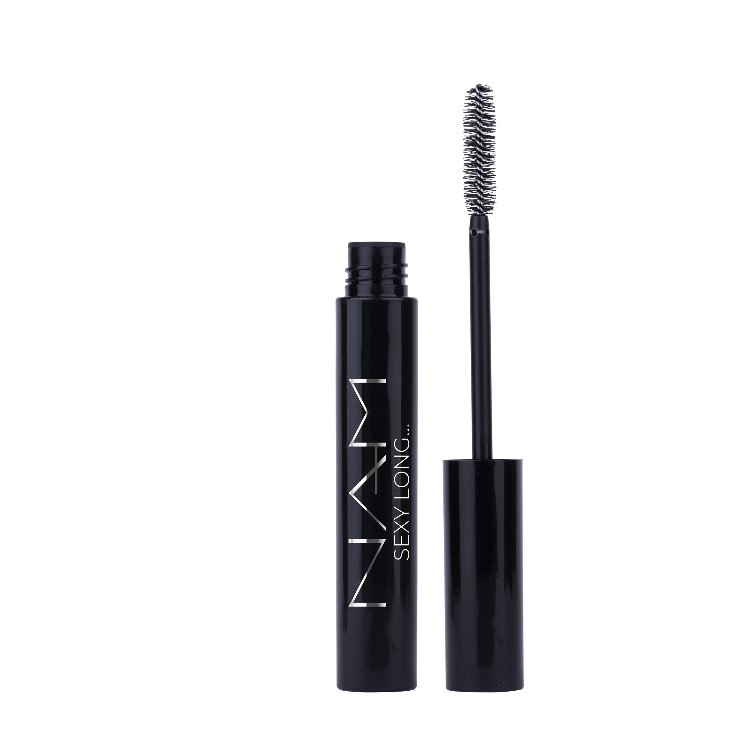 NAM Sexy Long Mascara, Vegan Deep-Black Lengthening & Lifting Mascara, 8gm