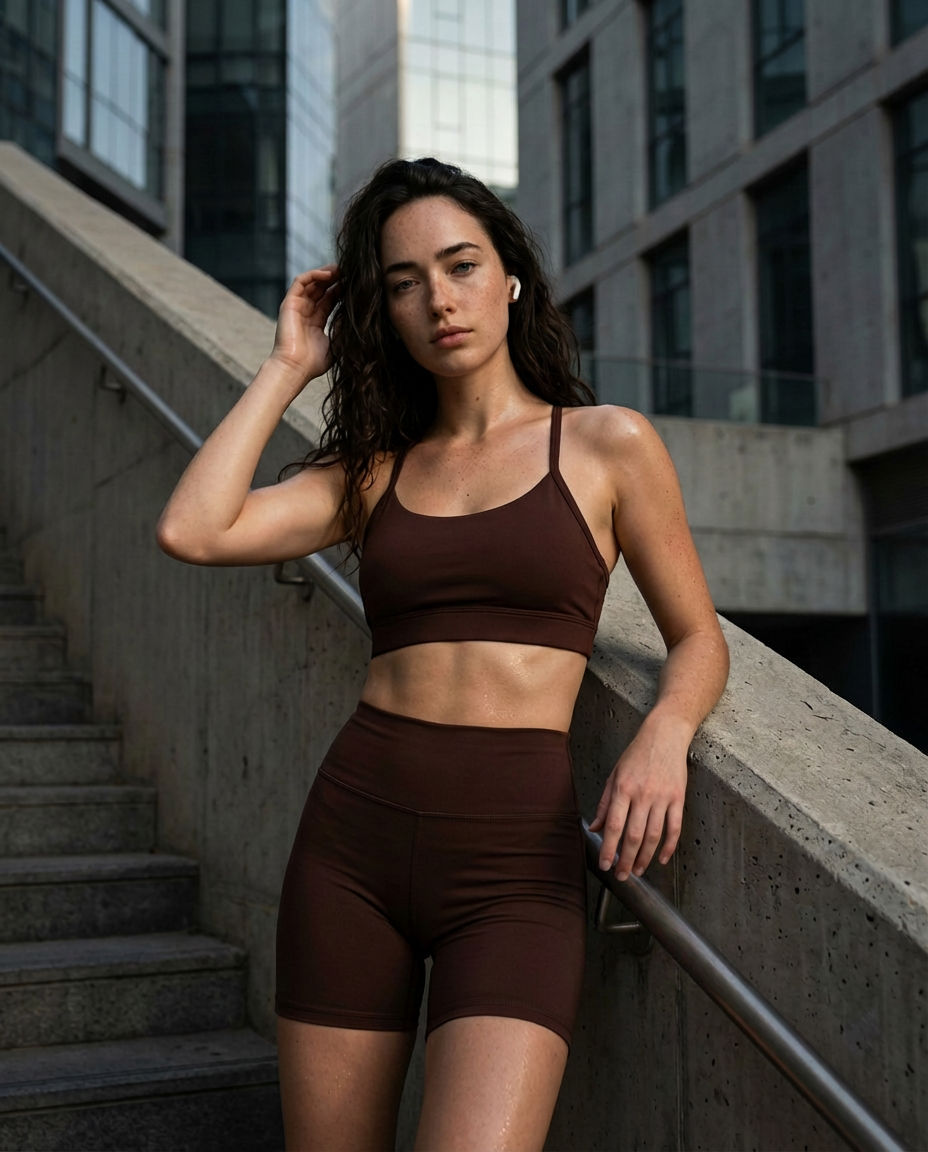 RSPR BROWN SPORT BRA BRETELLE No. 7