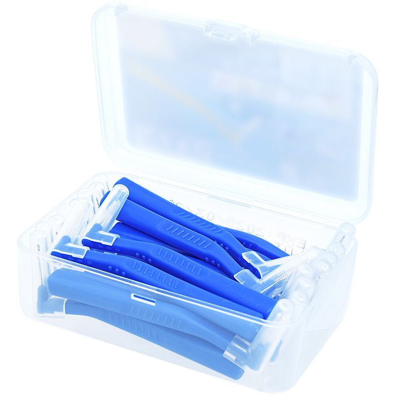 L Shape Interdental Brush Orthodontic Toothbrush Kit Oral Hygiene Dental Flosser Cleaning Tool