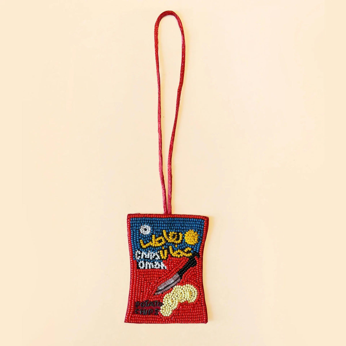 Oman Chips Handmade Beaded Charm