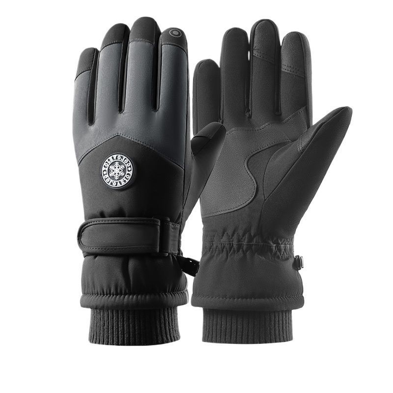 Unisex Winter Gloves Windproof Adjustable Snow Ski Warm Gloves for Cold Weather Outdoor