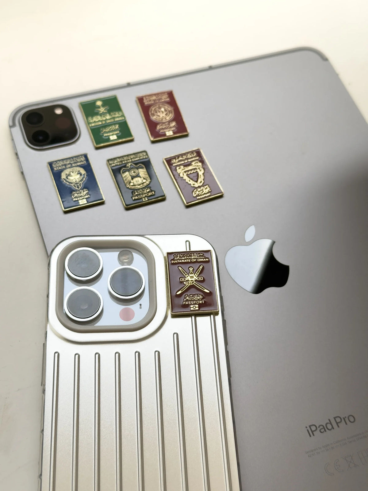 GCC Passport Metal Stickers