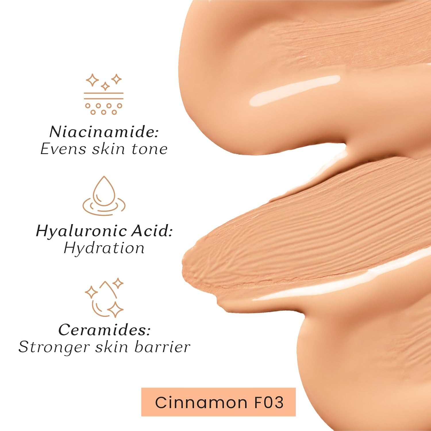 Color Cupid Foundation Cinnamon F03 30ml