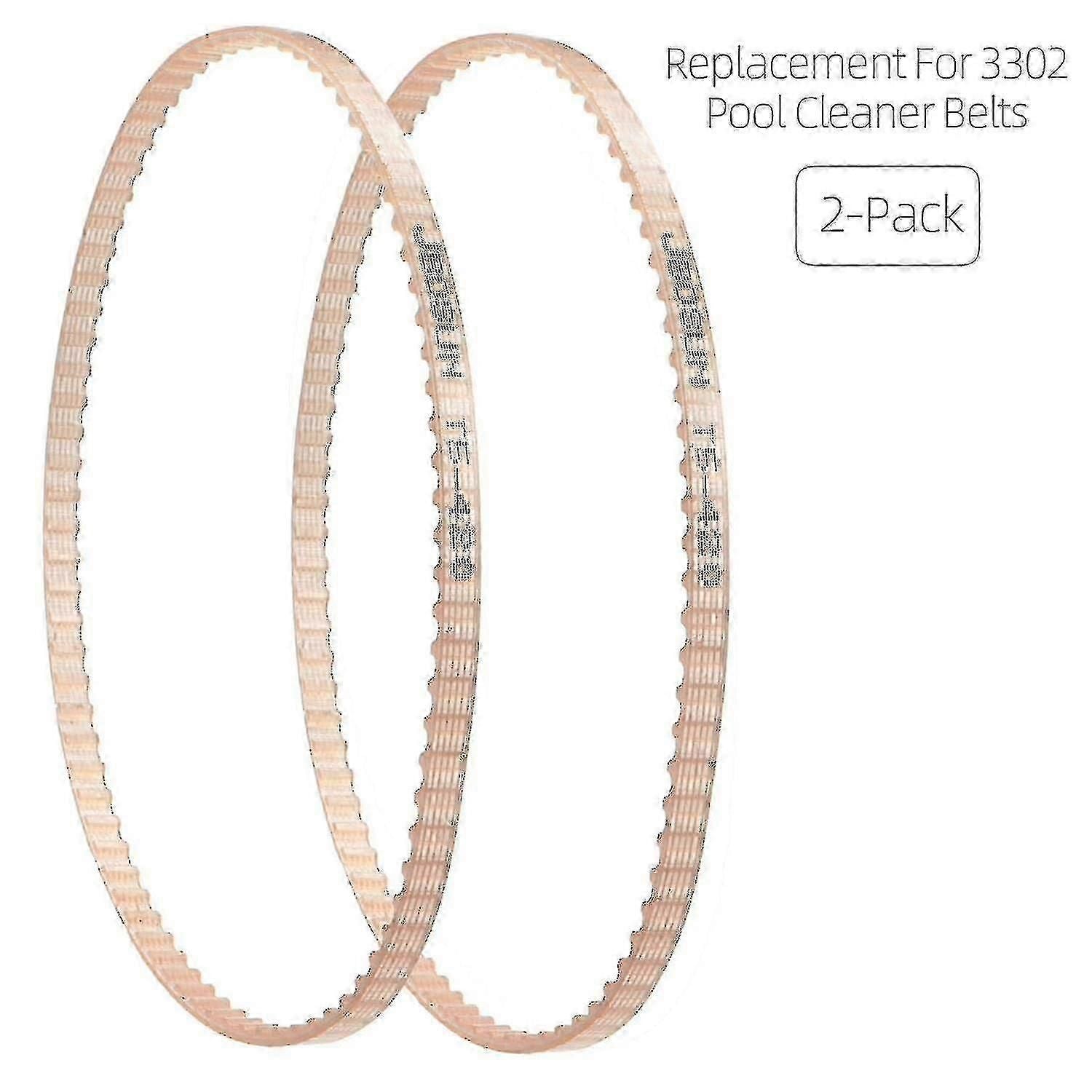 2 Pack Pool Cleaner Drive Belts Replacement Set for Aquabot
