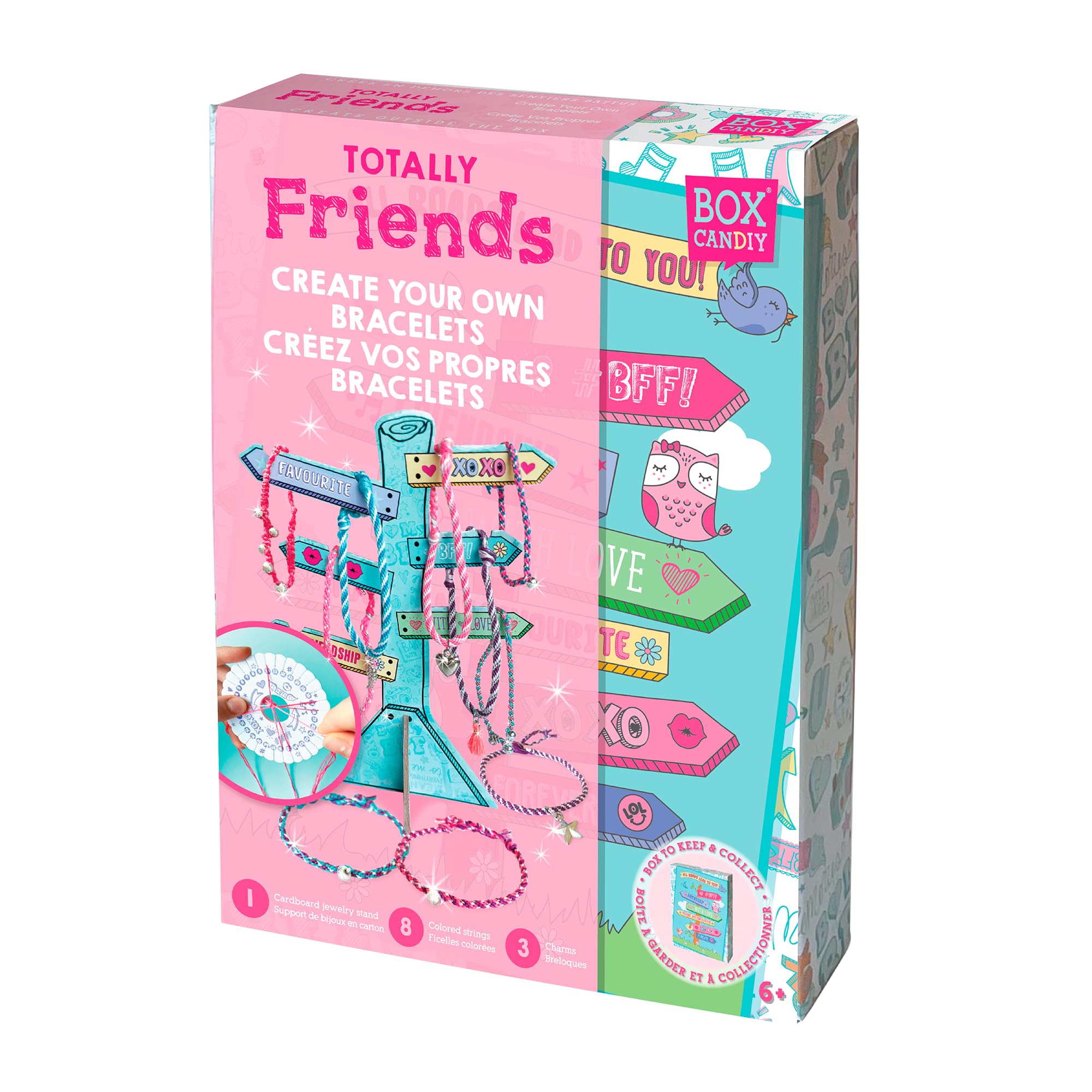 Box CanDIY Totally Friends Make Your Own Bracelet Kit, 6+ years