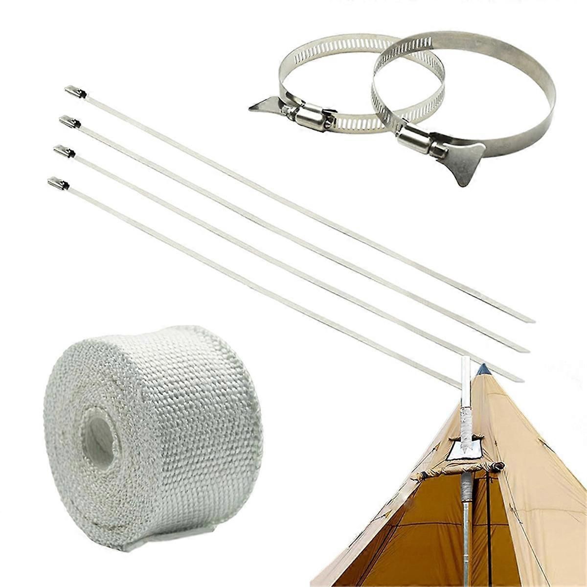 Fireproof Pipe Wrap Anti-Scald Furnace Flue Protector