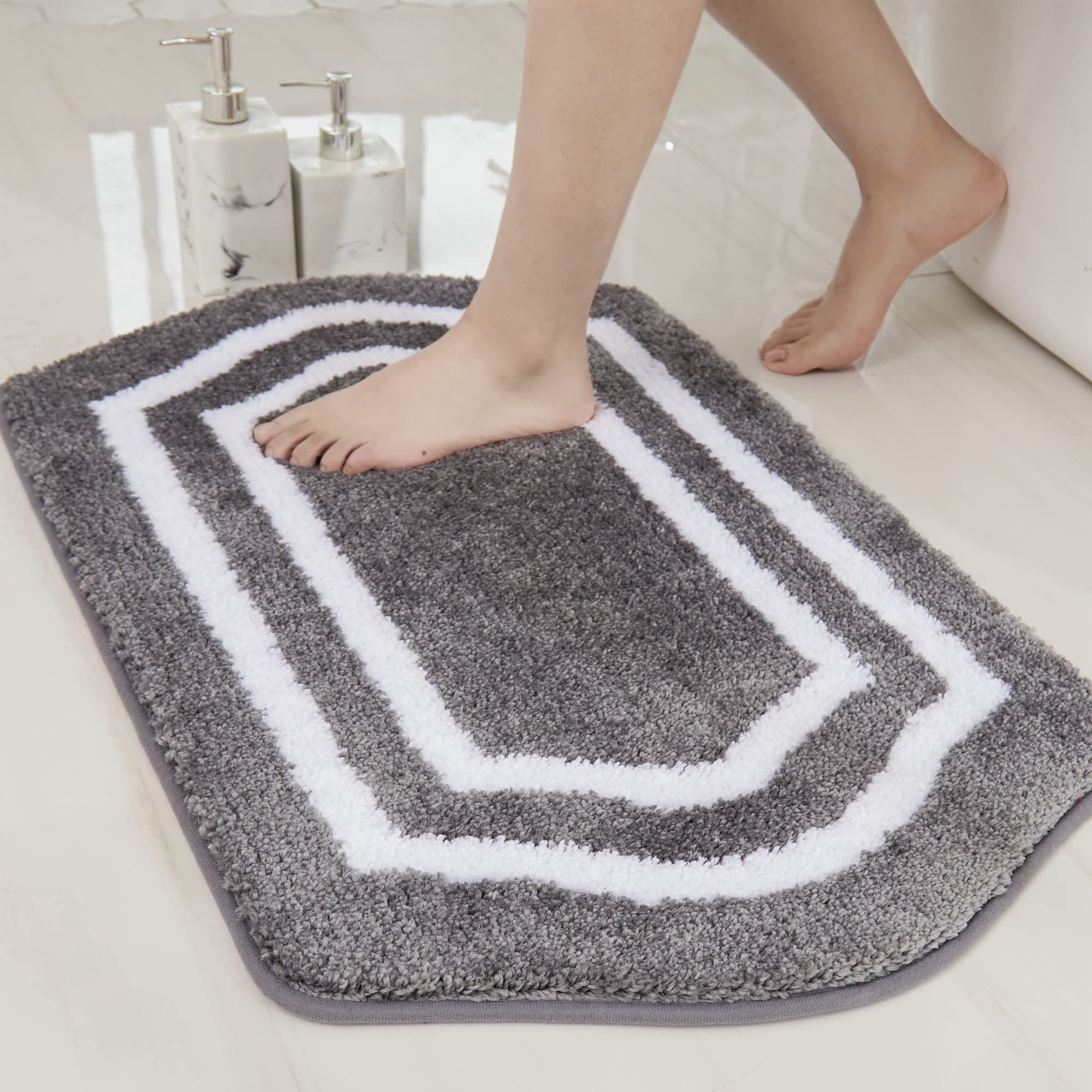 AIESY® Extra Thick Linen Anti-Slip Soft Bath Mats