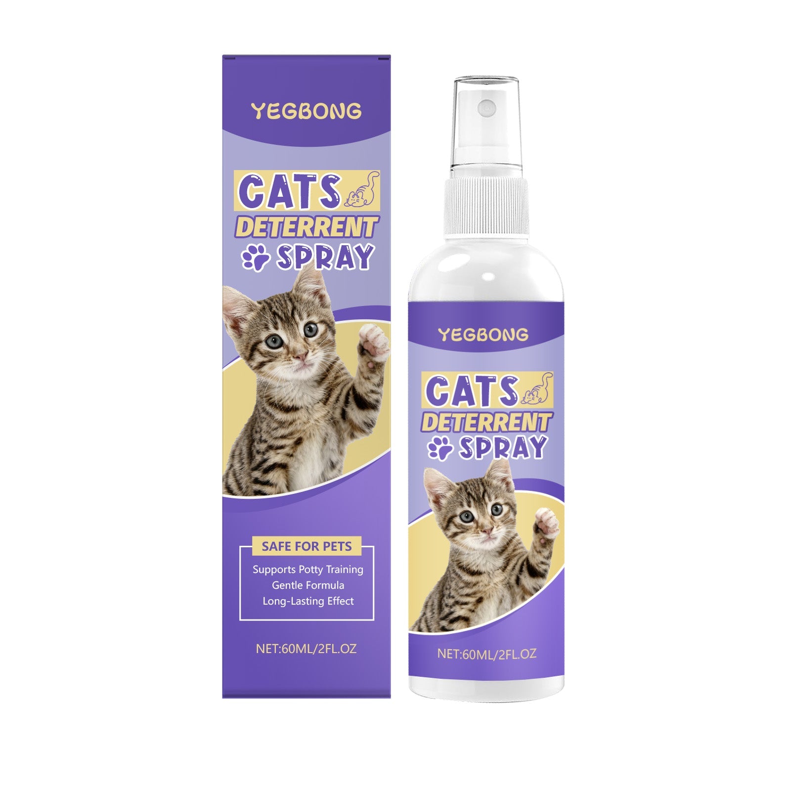 Cat Training Spray, Pet Behavior Corrector, Dog and Cat Supplies, Eliminate Destructive Habits ,60ml