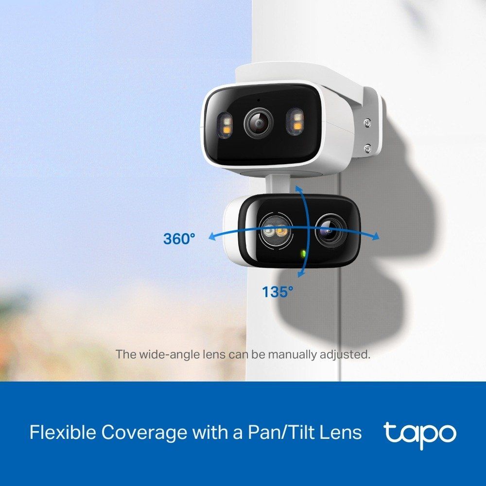 Tapo C246D In/Outdoor Dual Lens Pan/Tilt Camera