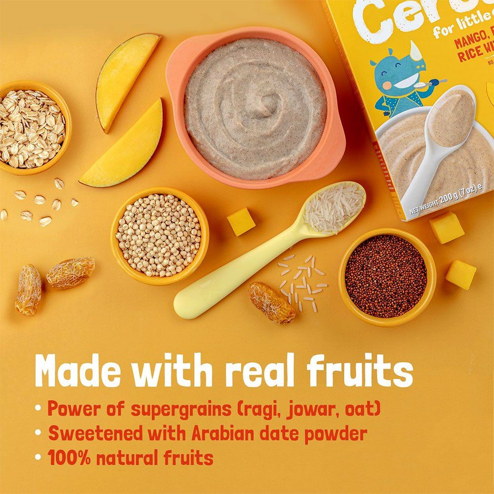 مزيج "سلورب فارم" من الراغي والأرز والمانجو مع الحليب