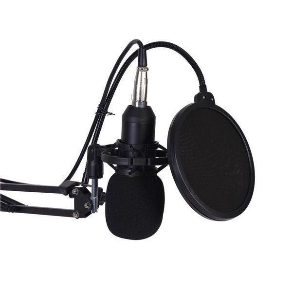 Microphone Kit with Adjustable Suspension Scissor Arm for Studio Broadcasting Recording